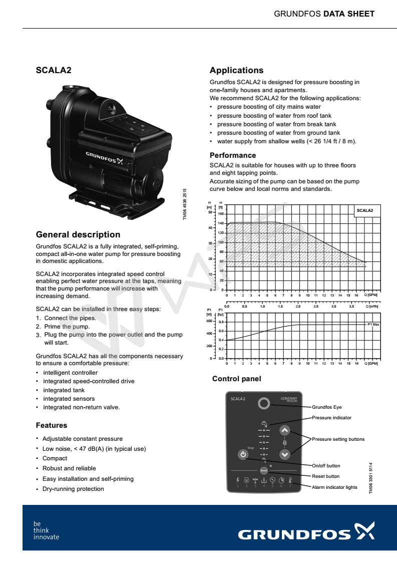 Grundfos Water Pump Scala2 Malaysia